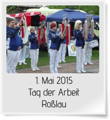 1. Mai 2015 Tag der Arbeit Roßlau