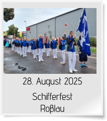28. August 2025 Schifferfest  Roβlau